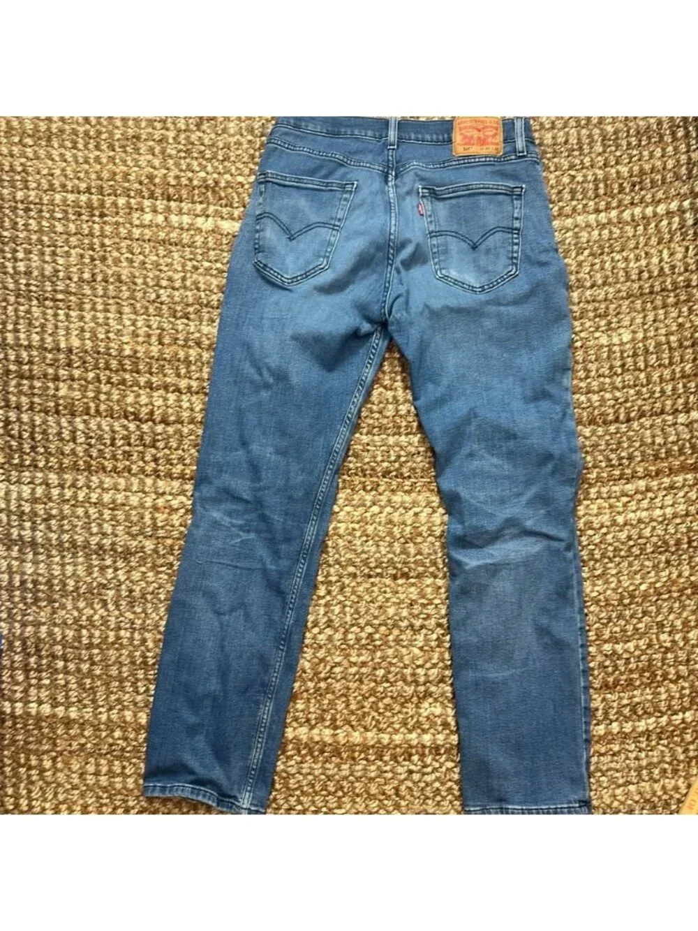 Levi's 514 Straight Fit Blue Denim Jeans Men's Size W33 L32